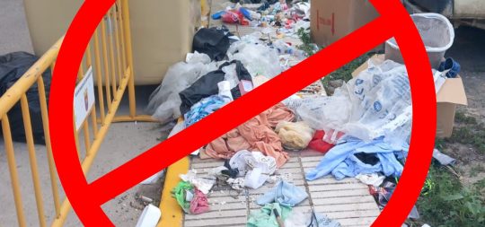 Imagen de la noticia: Bando Informativo: Abandono de enseres y muebles en la vía pública
